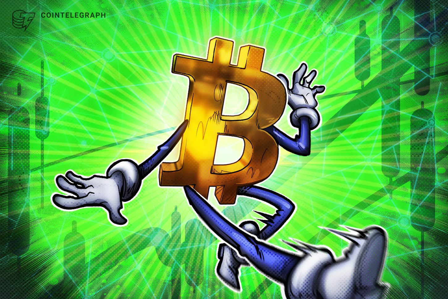 نمودار قیمتی بیت‌کوین و نوسان بازار