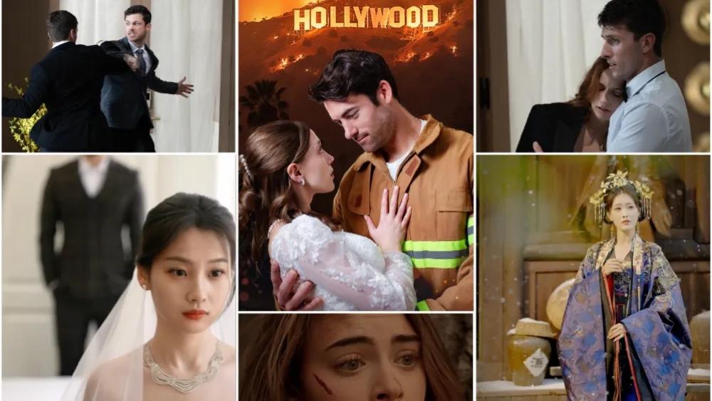 تولیدکننده محتوا در حال ضبط میکرودراما با موبایل