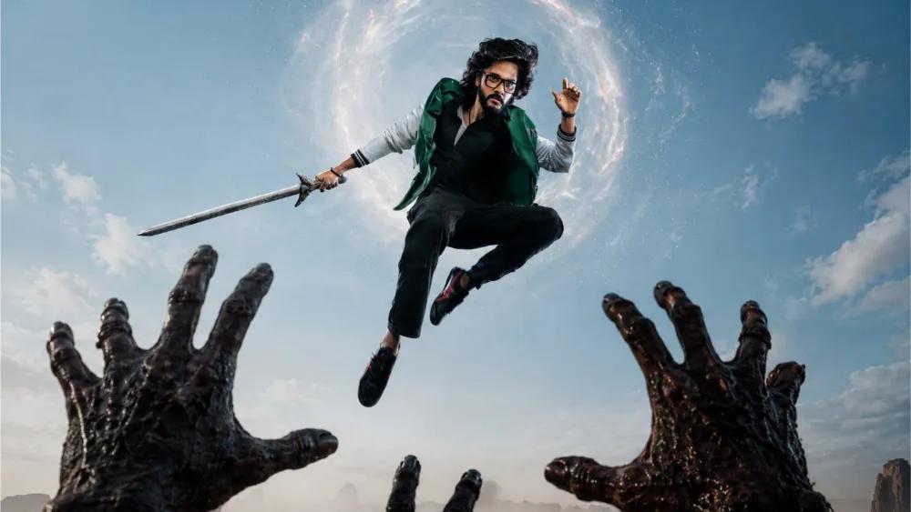 تِجا سجا و تیم سازنده در رونمایی Zombie Reddy Nxt Lvl