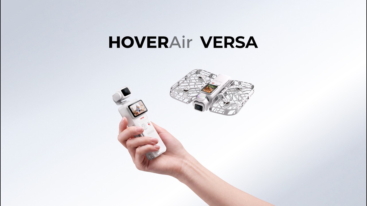 HoverAir Versa در حالت دوربین جیبال جیبی