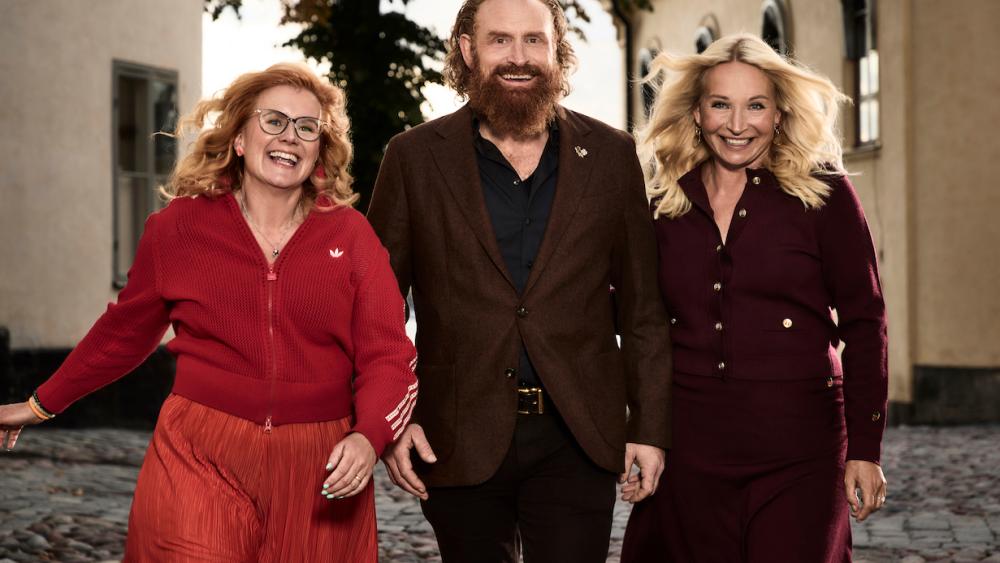 Frida Hallgren و Kristofer Hivju در نشست خبری پروژه True Love