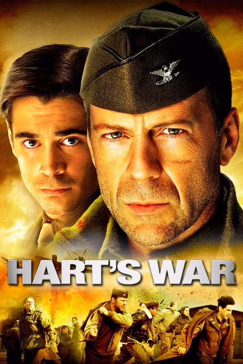 کولاژ بازیگران Hart's War؛ بروس ویلیس و کول هاسر