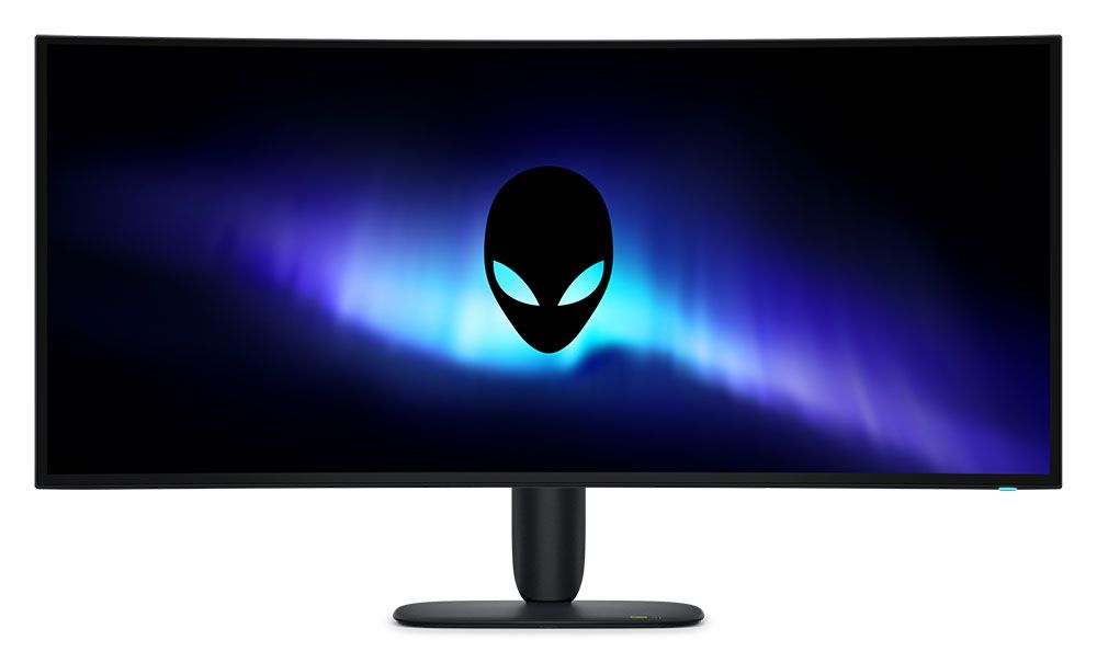 نمای پورت‌ها و پشت مانیتور Alienware AW3926QW