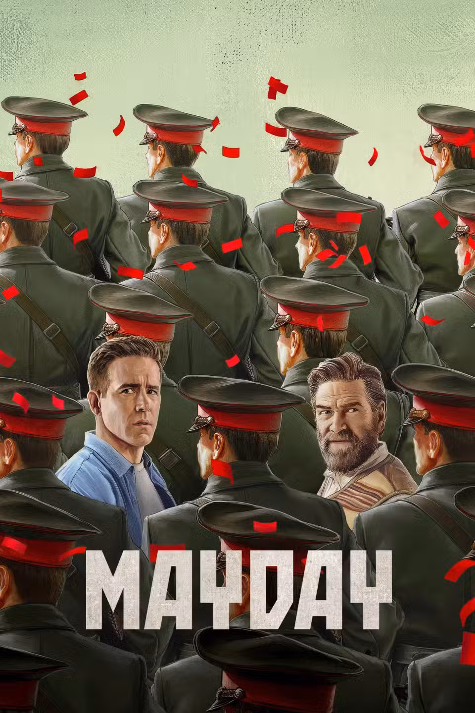 رایان رینولدز و کنت برانا در فیلم Mayday