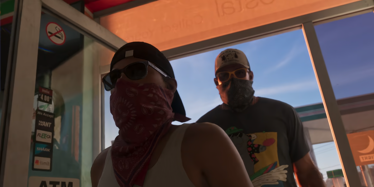 نمایی از نمایش GTA 6 و جلوه‌های انیمیشنی