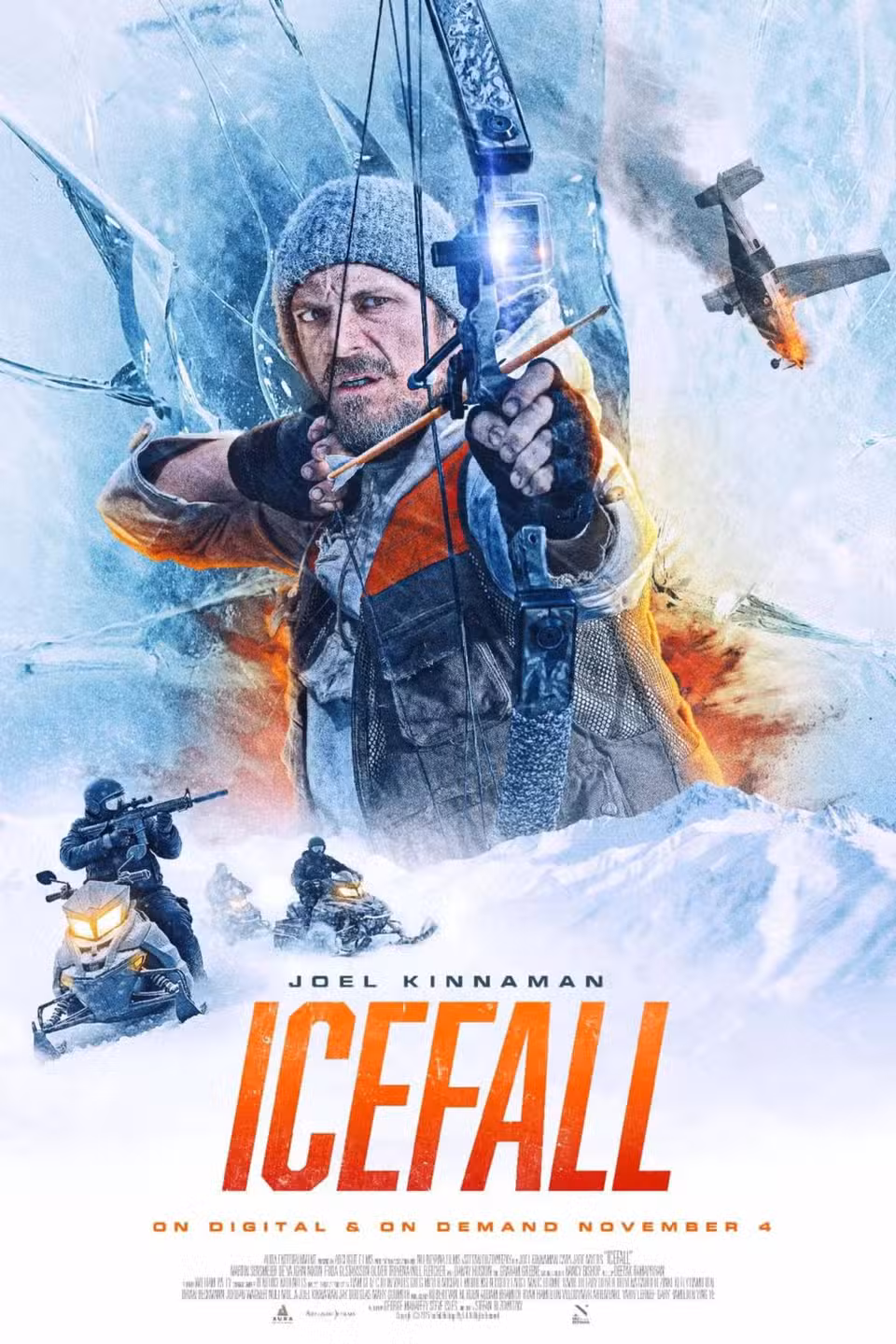 پوستر تبلیغاتی Icefall؛ نمایی از مناظر برفی فیلم