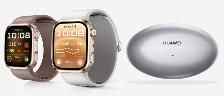 نمای نزدیک از طراحی احتمالی Huawei Watch D3 و بند نرم آن