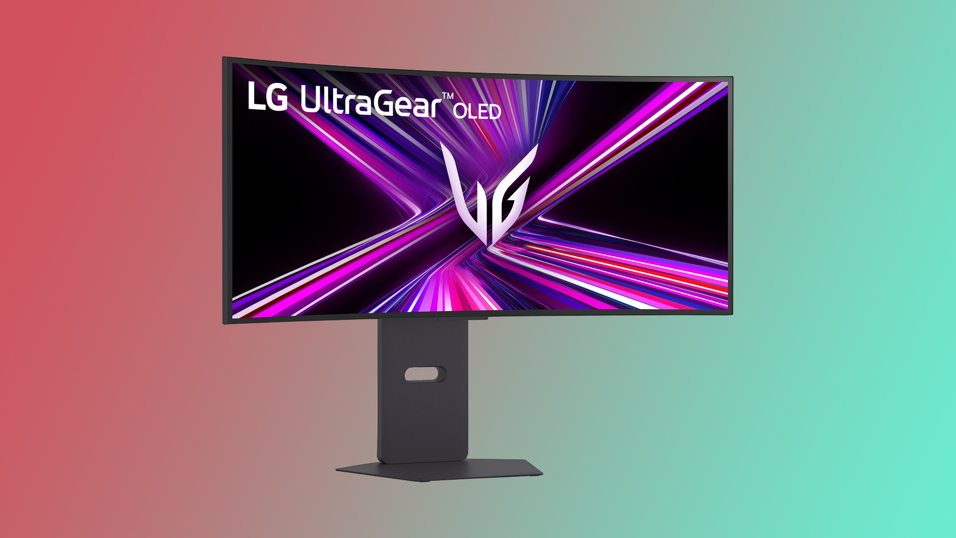 نمای مانیتور LG UltraGear 34GX900A-B با پنل خمیده
