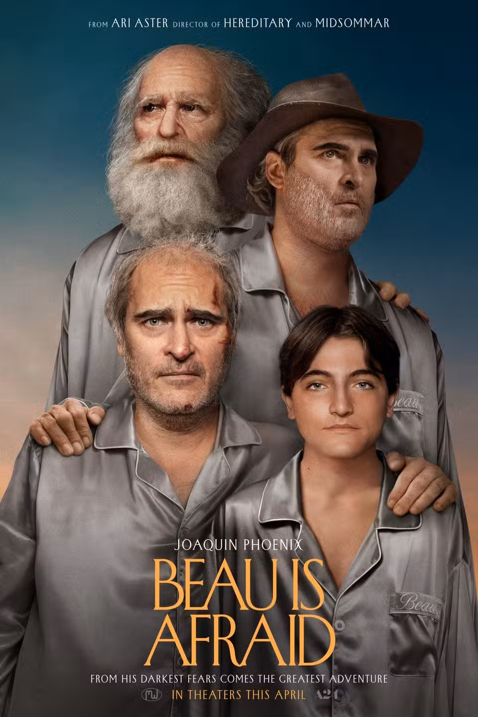 واکین فینیکس در صحنه‌ای از Beau Is Afraid