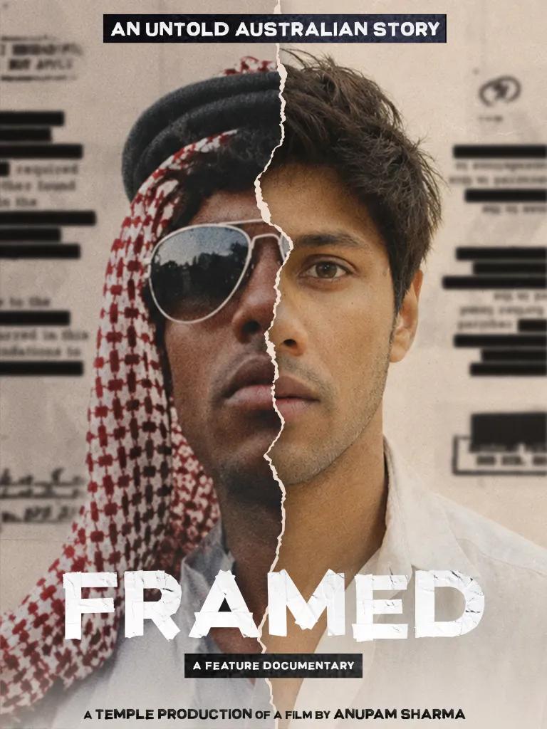صحنه‌ای از ساخت مستند Framed در سیدنی