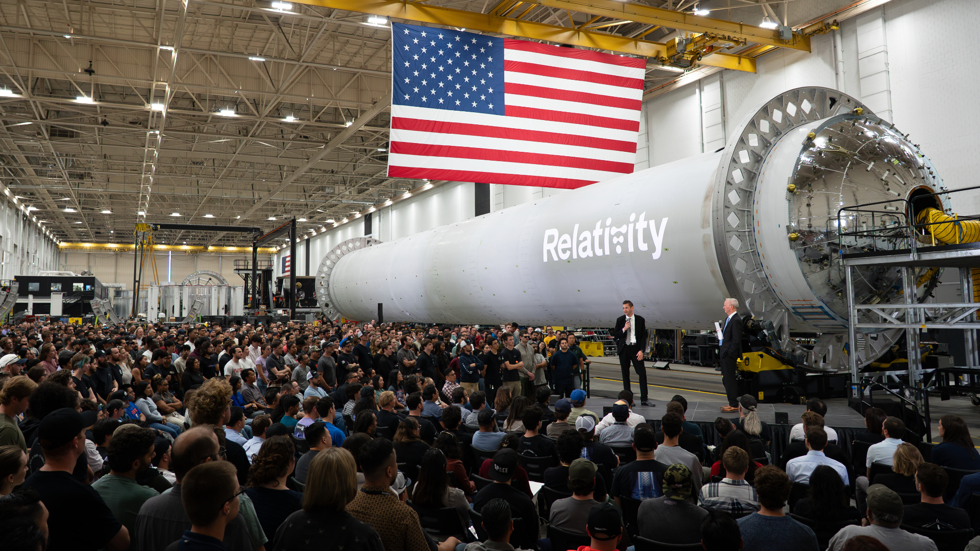 نمای مفهومی فضاپیمای Blue Ring متعلق به Blue Origin
