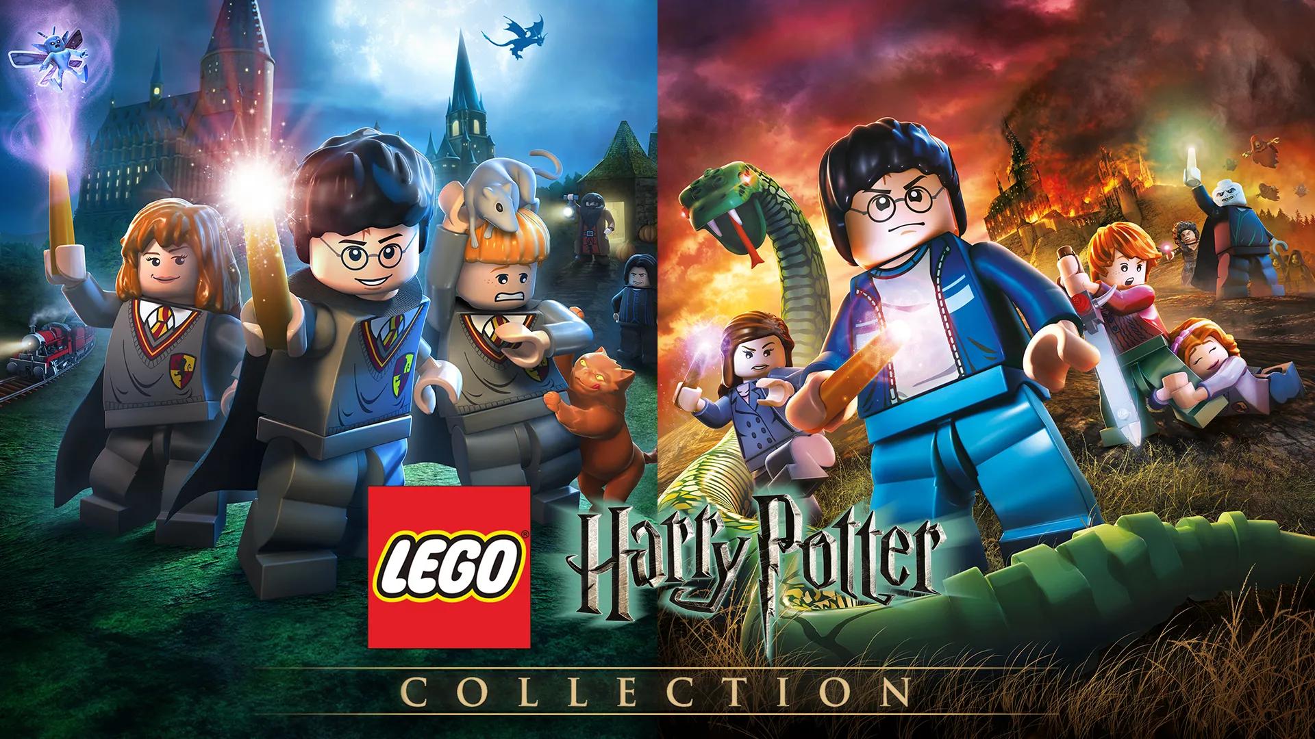 صحنه‌ای از بازی Lego Harry Potter روی کنسول