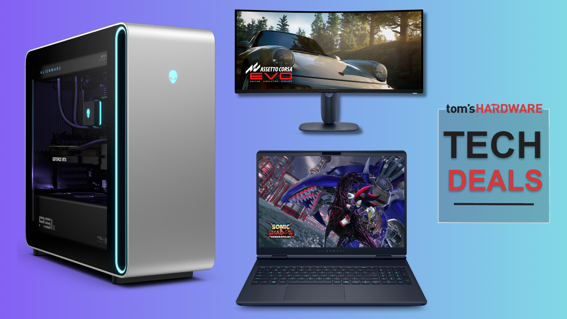 مانیتور QD-OLED خمیده Alienware