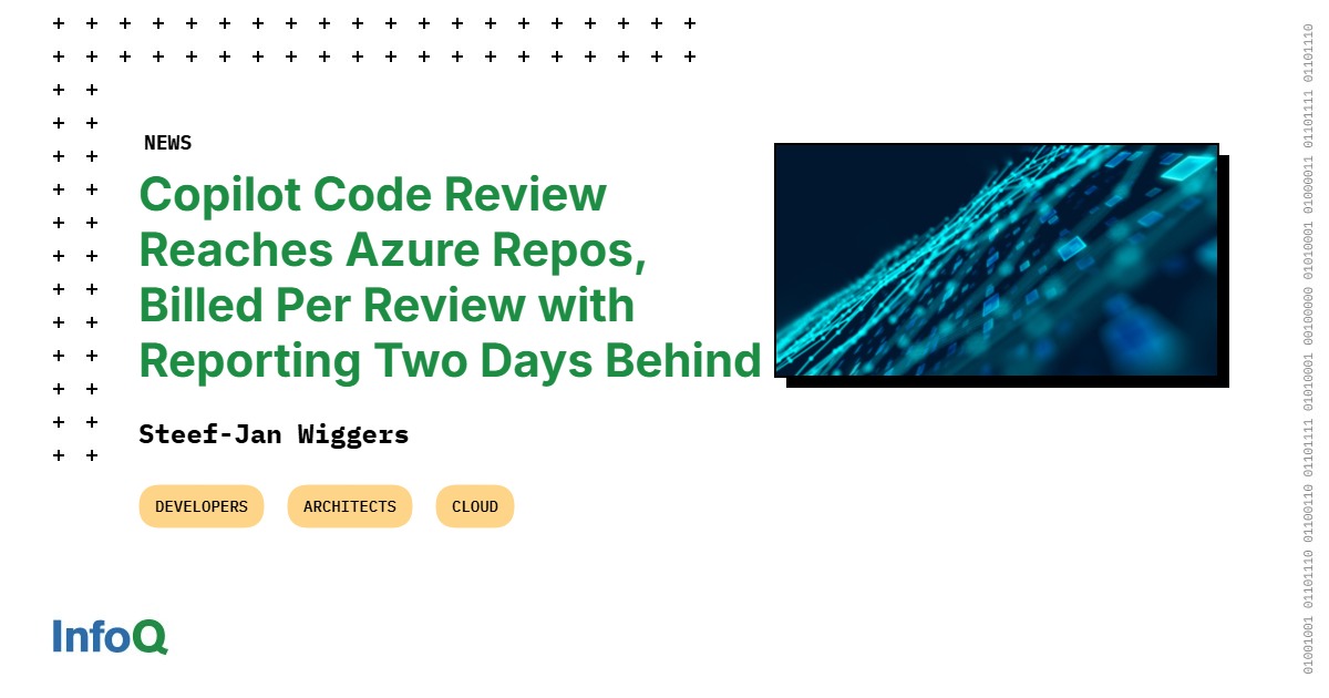 صفحه نمایش با نمایی از بازبینی کد در GitHub Copilot برای Azure Repos