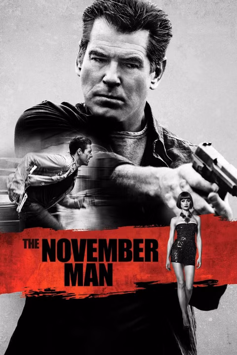 پیرس برازنان در صحنه‌ای از The November Man