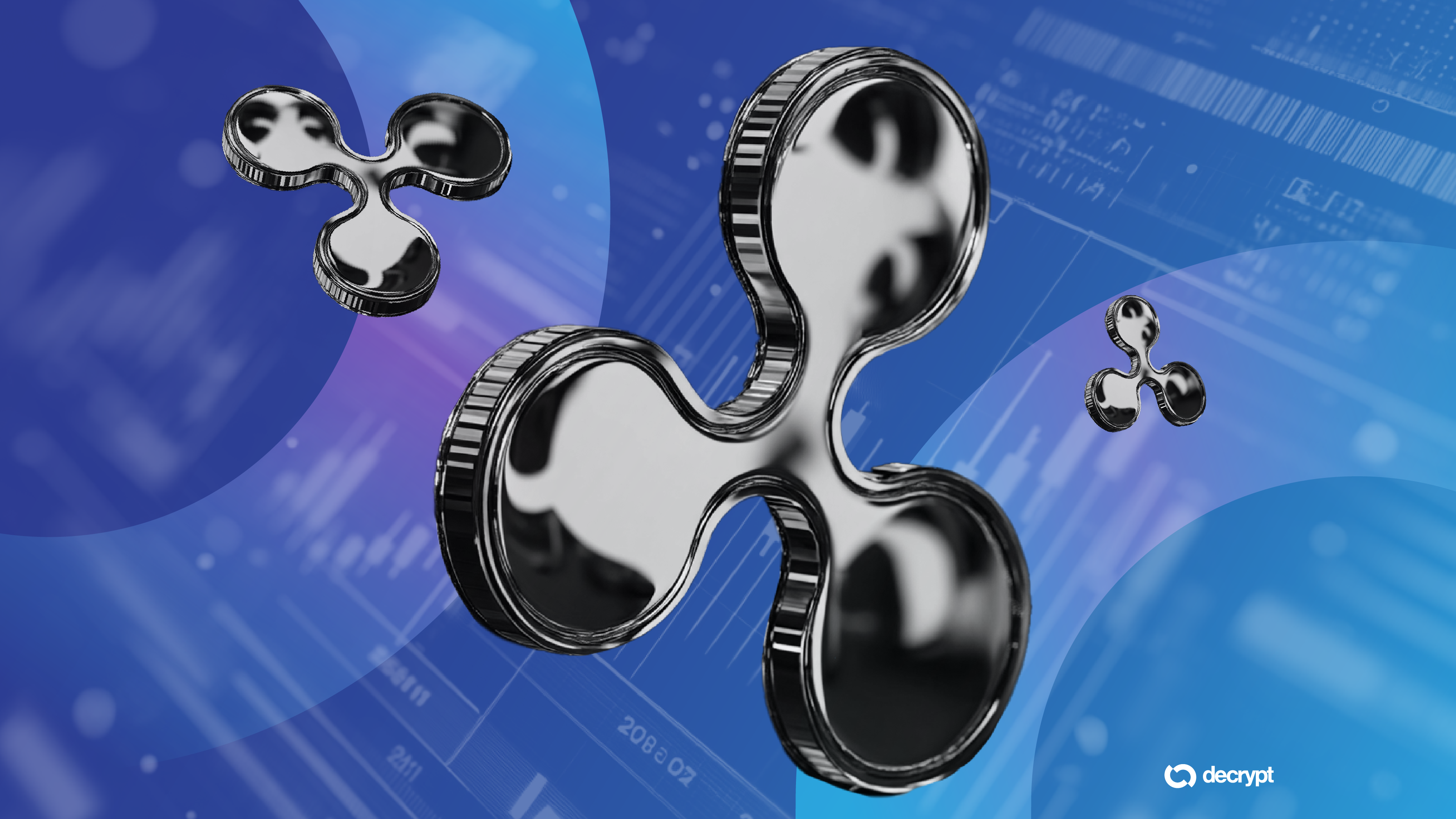 نمایی از لوگوی XRP و محیط استادیوم بن هیل گریفین