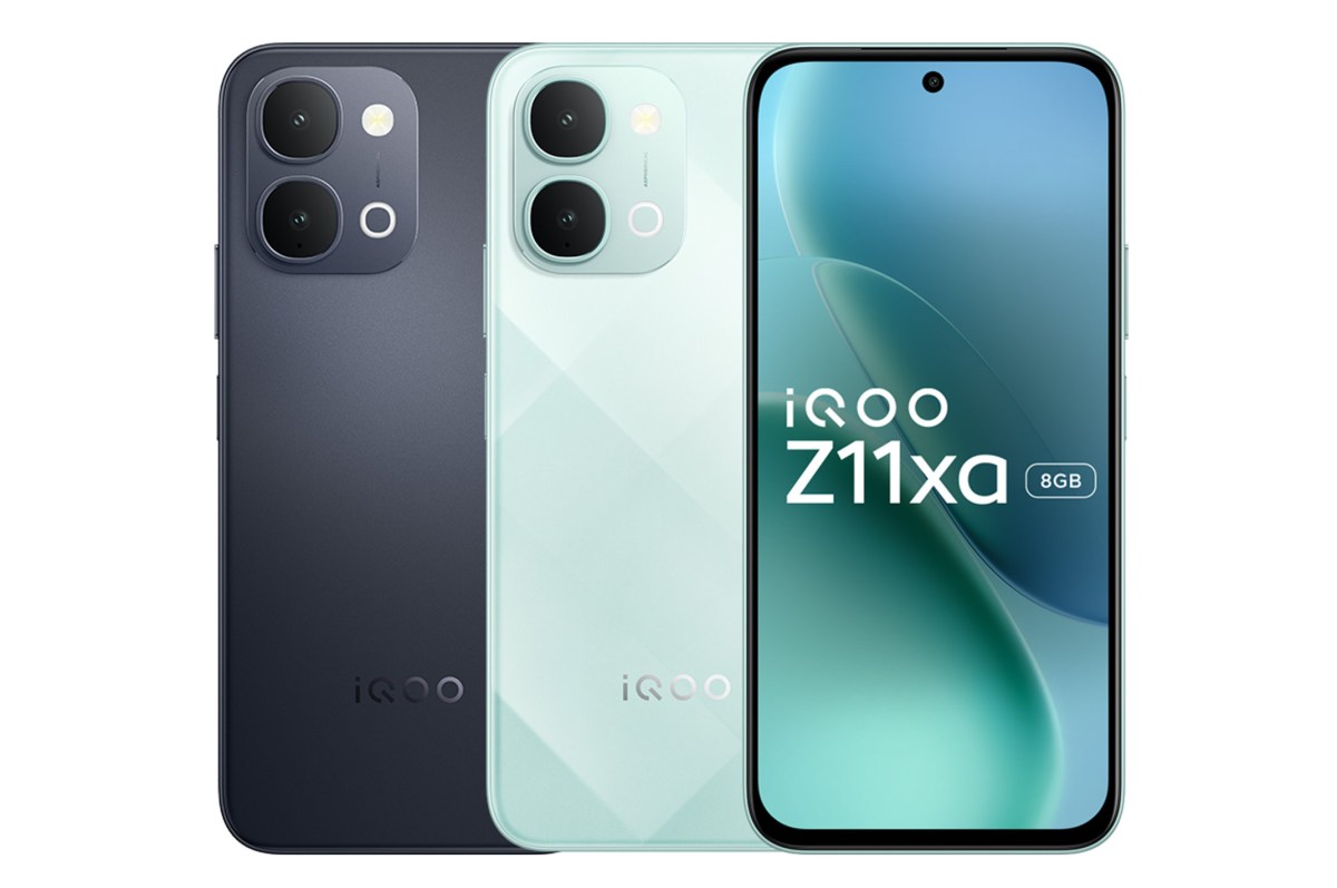 نمای جلو iQOO Z11xa با صفحه نمایش 6.76 اینچی