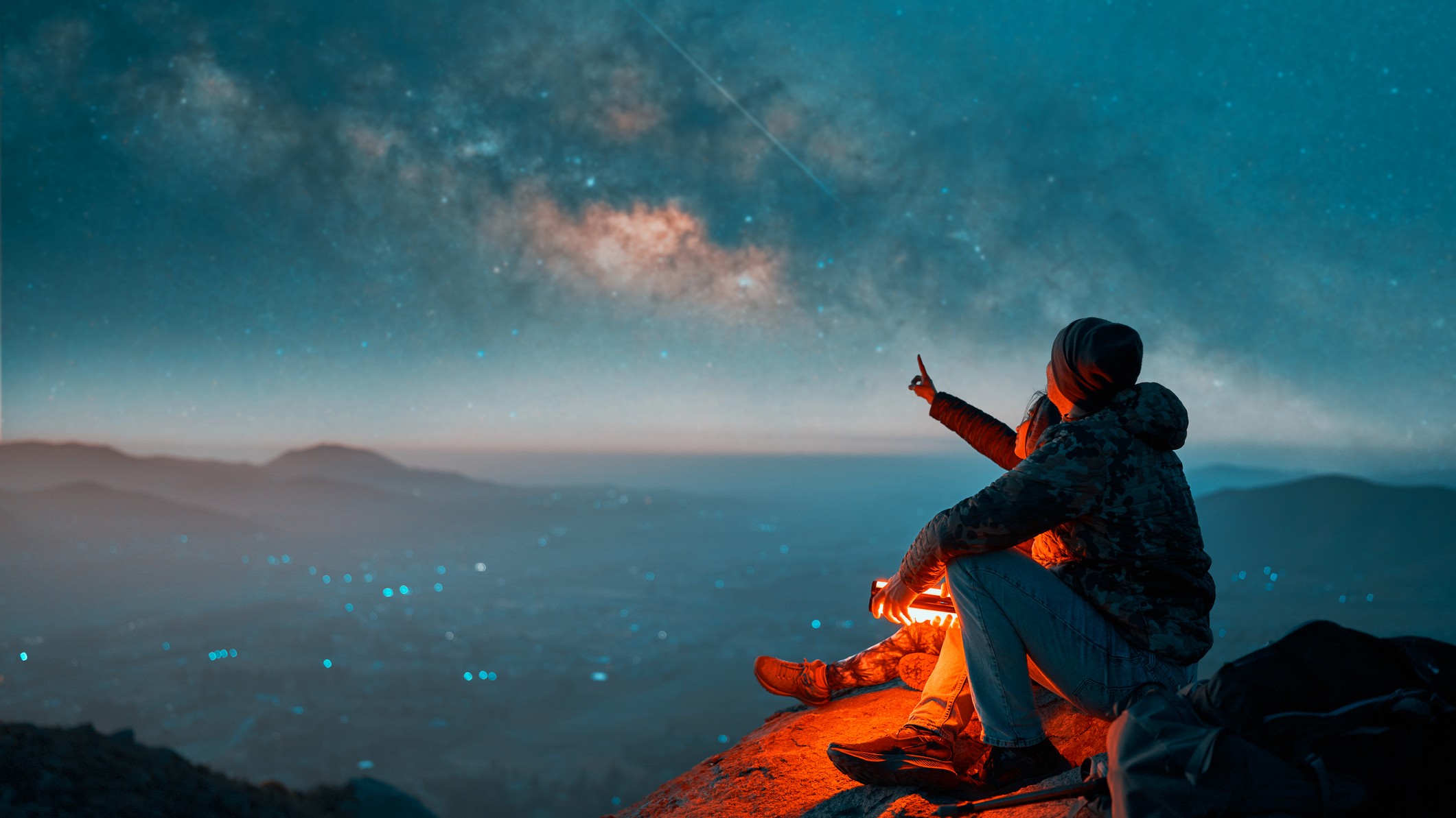 عکسبرداری از نور زودیاکال با لنز پهناور
