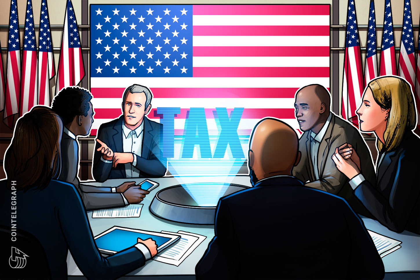 پال اتکینز رئیس SEC در کنفرانس مطبوعاتی