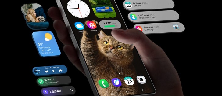 نمای جانبی گلکسی Z Fold 7 و Z Flip 7 با واسط One UI 9