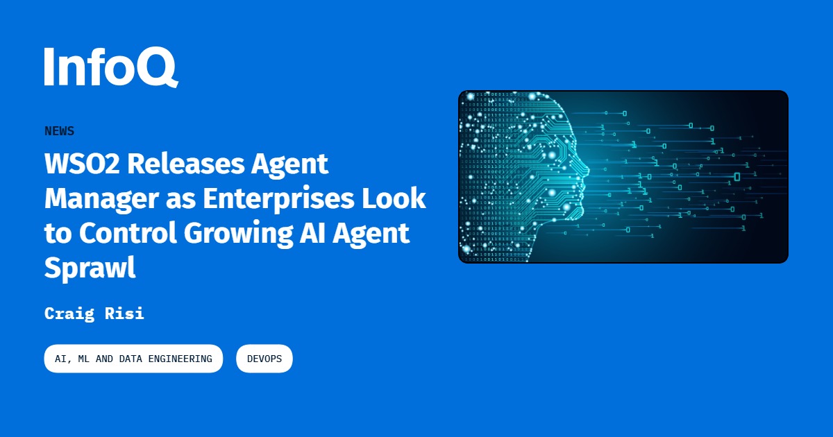 نمای داشبورد WSO2 Agent Manager برای نظارت بر عامل‌های هوش مصنوعی